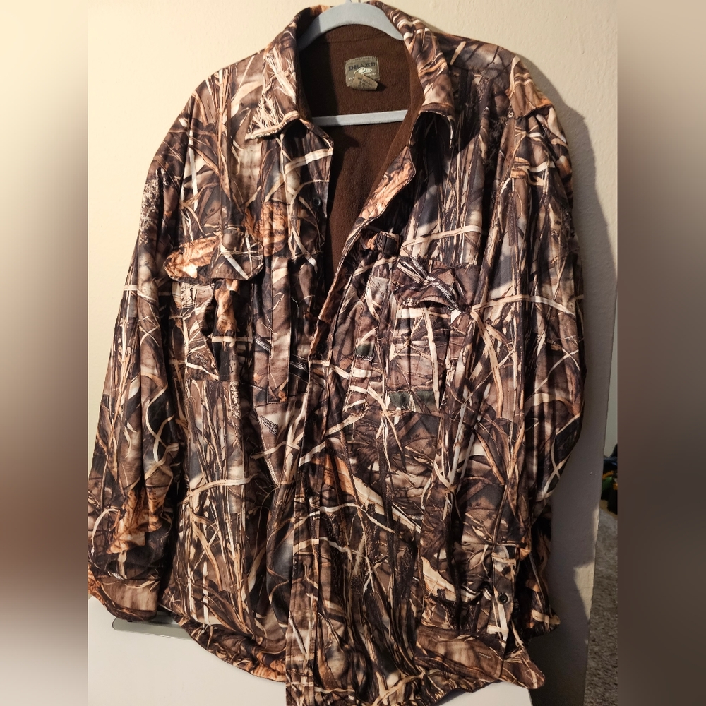 Drake waterfowl systems hunting jacket camo 2Xl